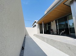 お庭のプライベート空間